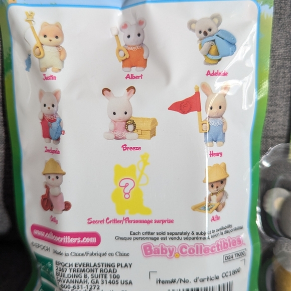 Calico Critters Baby Outdoor Series Adelaide Koala NEW - Picture 3 of 4